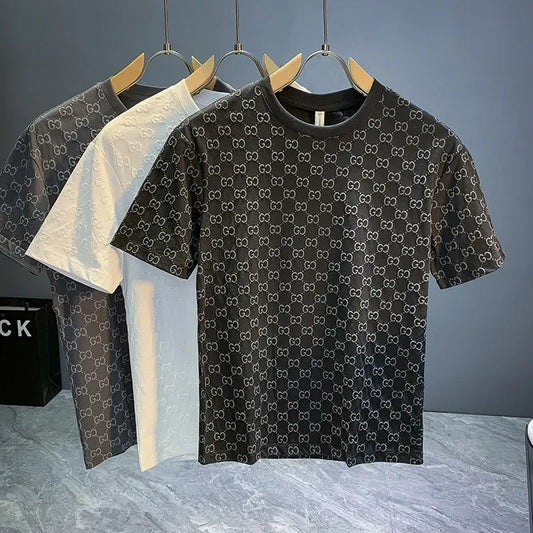 Summer 2024 Short-Sleeved T-shirt Men's Affordable Luxury Fashion