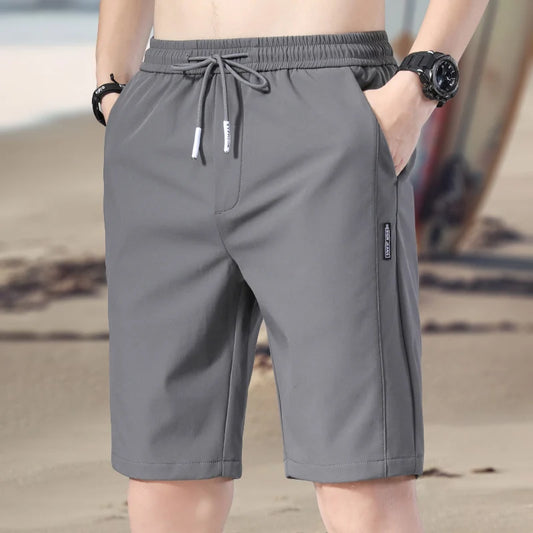 Men Causal Loose Elastic Waist Shorts New Sport Style